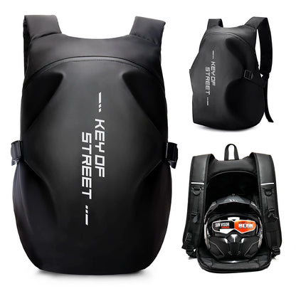 HYC00 motorcycle backpacks for men, waterproof helmet backpack, motorcycle accessories, laptop bags, travel backpacks, school bags for students.
