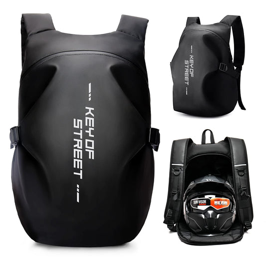 HYC00 motorcycle backpacks for men, waterproof helmet backpack, motorcycle accessories, laptop bags, travel backpacks, school bags for students.