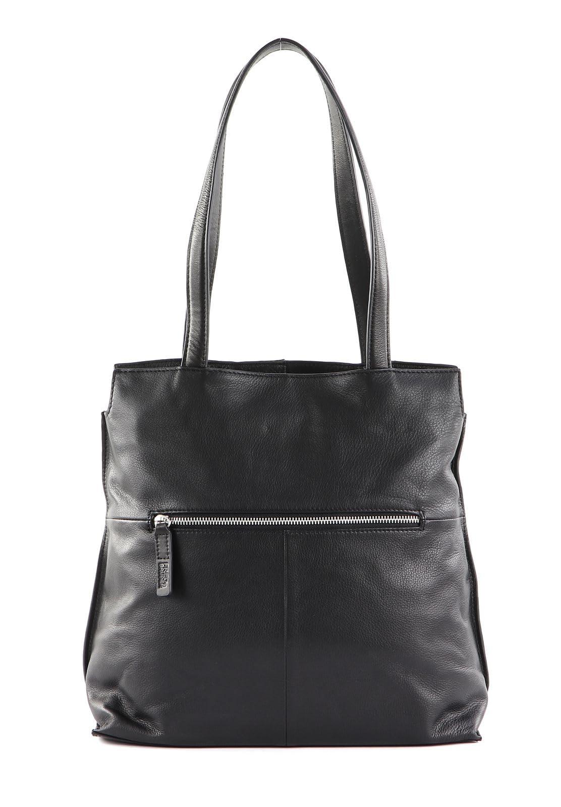 FREDsBRUDER shoulder bag for women with label appliqués.