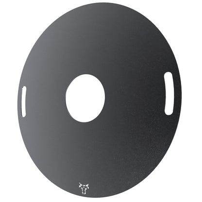 tuning-art GR10 Grill Ring | Grill Plate | Fire Plate | Plancha | BBQ Plate suitable for Weber, Size: ø 80cm including handle