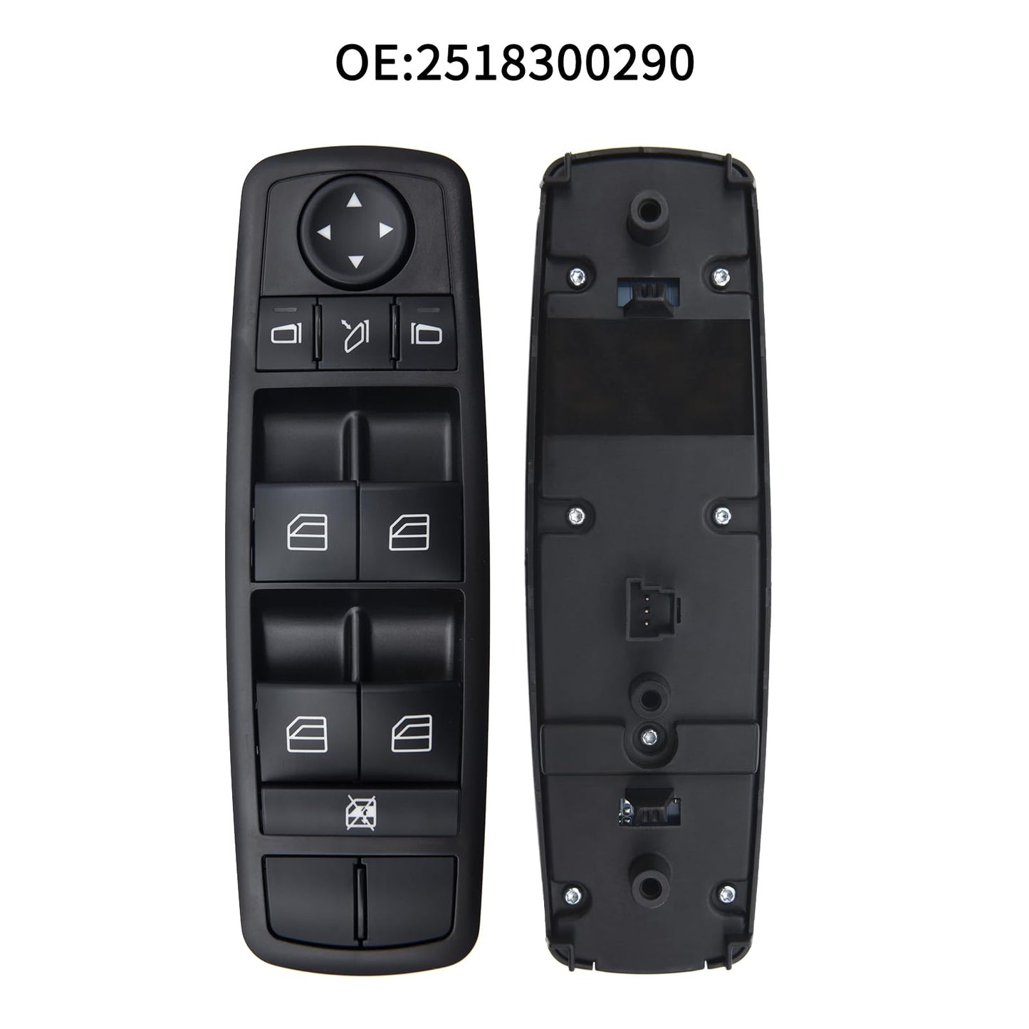 KAOLALI 2518300290 Window Lifter Switch Window Lifter compatible for Mercedes Benz W164, GL320, GL350, GL450, ML320, ML350, ML450, ML450, ML500, R320, R350