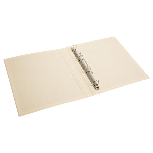 Personalized linen report card folder with name for school child. Light beige with letter motif, perfect gift for starting school.