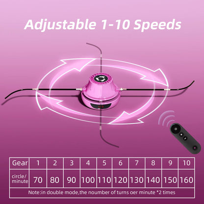 Jump Rope Electronic Skipping Rope Skipping Rope Workout with Multi-User Together Adjustable 1-10 Speed Level with Remote Control Jump Rope Machine Counter Suitable for Women/Men/Children
