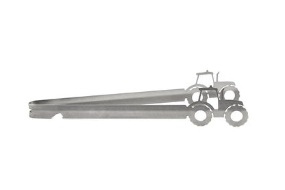 Tractor themed BBQ tongs, dishwasher safe, great gift idea for men, farmer, or tractor enthusiast.