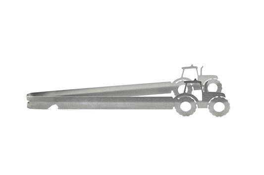 Tractor themed BBQ tongs, dishwasher safe, great gift idea for men, farmer, or tractor enthusiast.
