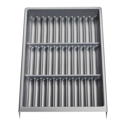 Orga-Box spice jar insert SEPARADO Individual silver-grey grained (300 x 474 x 51 mm) Drawer insert for spice jars and glasses, suitable for cabinets with a width of at least 40cm.