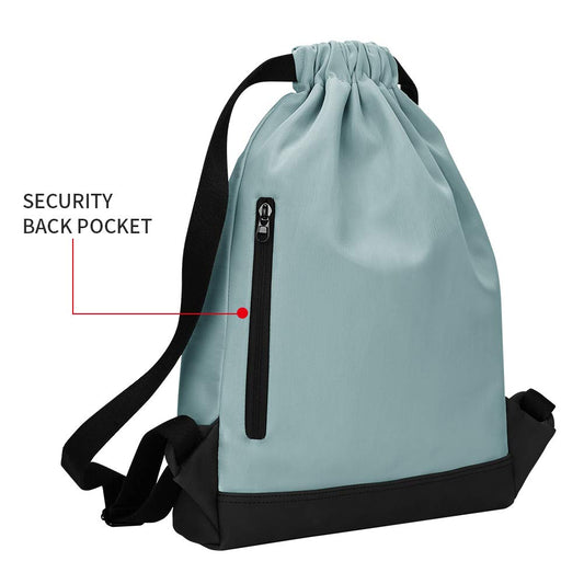 KALIDI Backpack Drawstring Daypack Gymsack Gym Bag Sport Bag for Men & Women with Inner Pocket 11 Liters for Sports, Travel, and City