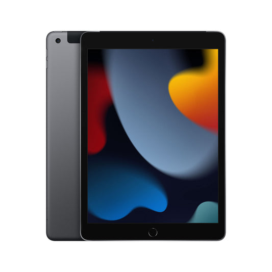 2021 Apple iPad (10.2-inch, Wi-Fi + Cellular, 64GB) Space Gray (Refurbished)