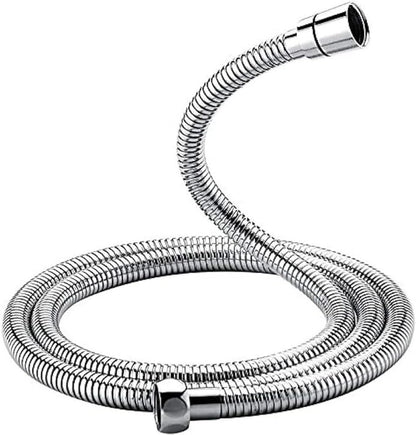 Showerhead Water-saving 7.5L/min, YEAUPE water-saving showerhead with filter, rain shower head pressure boosting, with 6 spray modes, chrome & GRIFEMA G851-18 anti-twist shower hose, 1.8m