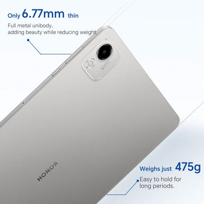 HONOR Pad X9a 6GB 128GB Tablet, 11.5-inch 120Hz 2.5K Fullview Display, Snapdragon 685, 8300mAh battery, Android 15, WiFi Version, Gray