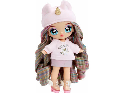 Na! Na! Na! Surprise 3-in-1 Backpack Bedroom Unicorn Playset with fashion doll Britney Sparkles and fluffy pink Unicorn backpack, closet with pillows & blanket - Perfect for kids ages 3 and up.