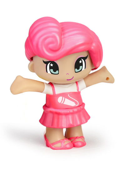 Pinypon Mix & Match Neon Party - Container with 5 Exclusive Figures for kids ages 4 to 8 (Famosa 700015210)