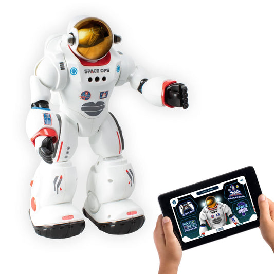 Xtrem Bots - Charlie the Astronaut | Robot Kids | Robot Toys | Programmable with up to 200 actions | Music from space | Toy for boys age 5+ | Gift for 5-year-old boy