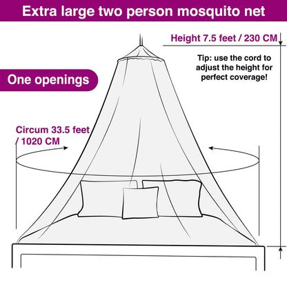 Purple bed canopy with pre-glued glowing unicorns - Violet princess mosquito net for girls' room decoration - Canopy curtains for children and baby beds.