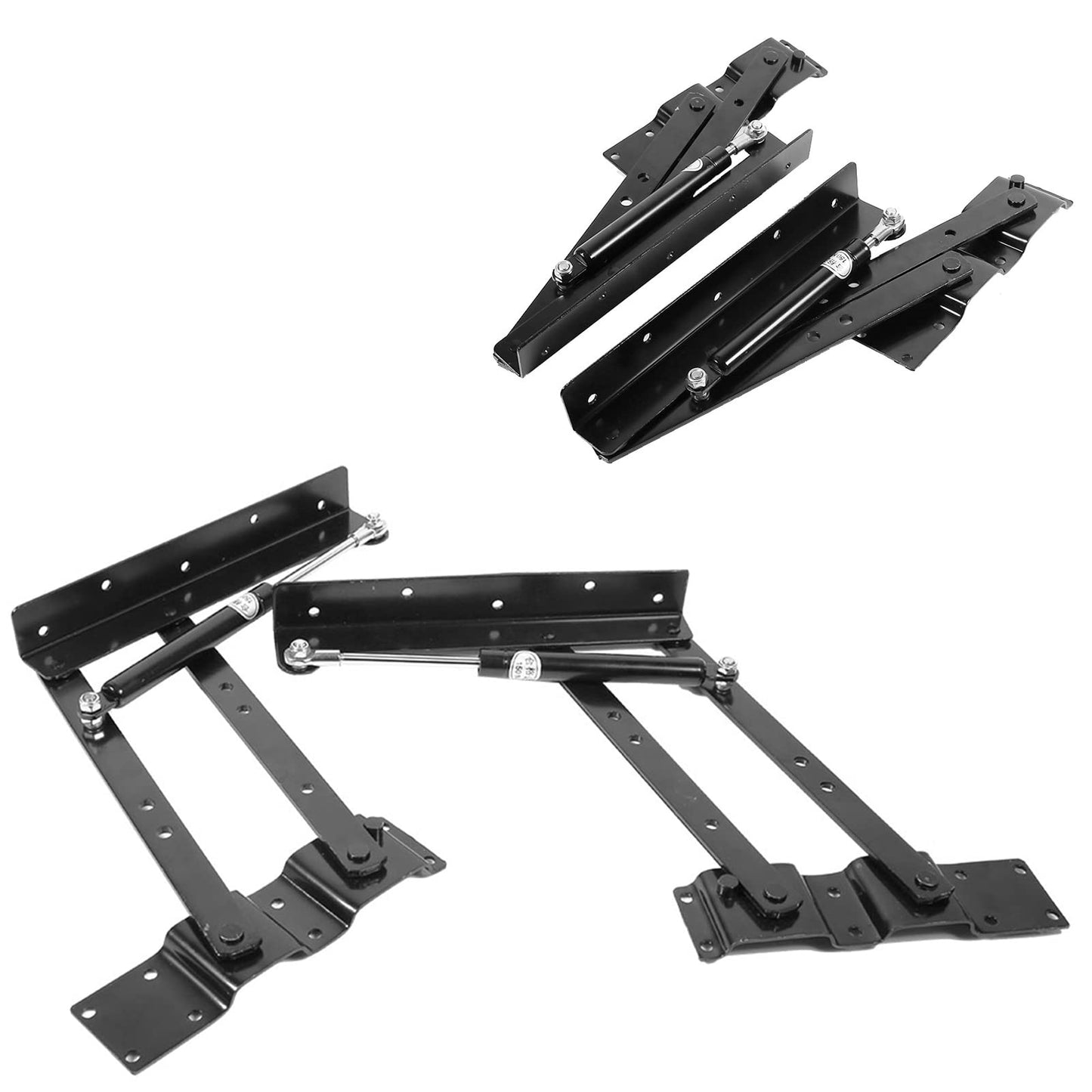 1 pair of furniture hinge springs lift-up spring hinges coffee table mechanism hardware top lifting frame for hardware furniture table
