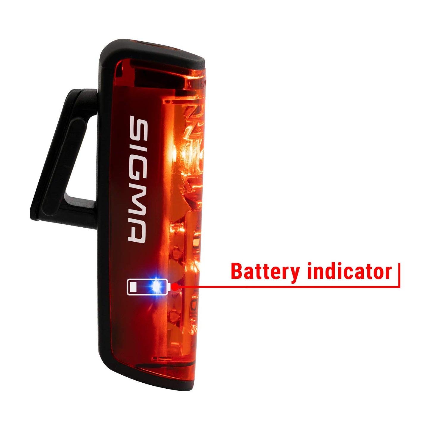 SIGMA Blaze | LED bike rear light | StVZO approved, rechargeable rear light with brake light