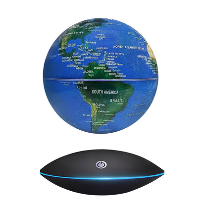 Dracarys Magnetic Levitation Globe with LED Lighting - Anti-Gravity Floating World Map Rotating Earth for Home Office Classroom Decoration, Educational Gift, and Birthdays Anniversaries.