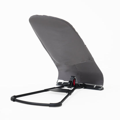 Reference to baby bouncer. Reference Belltop compatible with BabyBjorn Bouncer: Balance, Soft, and Bliss. Ergonomic baby bouncer seat. Hypoallergenic quilting. (Gray)