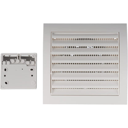 LIRAST Ø 100mm Heat Distributor with Thermostat - White Fan - Ventilator Heat Exchanger