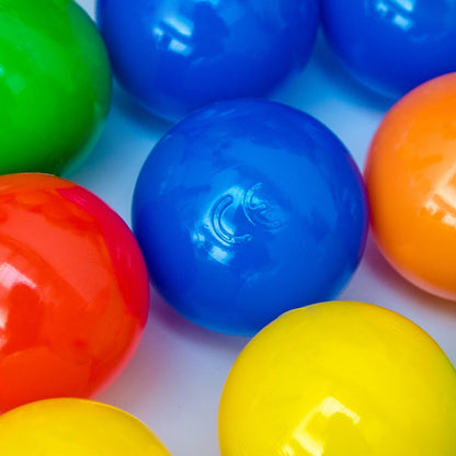 Littletom 1000 balls for ball pit - Plastic balls kids play balls - Baby ball for grasping - Plastic balls for ball pit bouncy castle ball pool - Baby ball toy set for trampoline play tent playpen