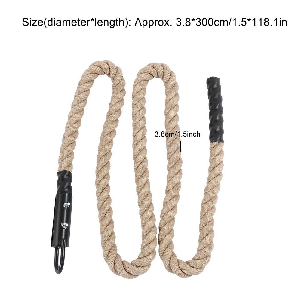 Maybe climbing ropes in the gym, 38MM arm power training rope strengthen muscle power battle rope strength training.