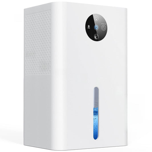 Electric Dehumidifier 1800ML, Portable Room Dehumidifier Extra quiet under 30 dB, Automatic shutdown and defrost, Dehumidifier for apartment bathroom