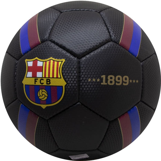 Roger's official football Barcelona Blaugrana. Black, gold, red, blue. Suitable for adults and children (size 5, large).
