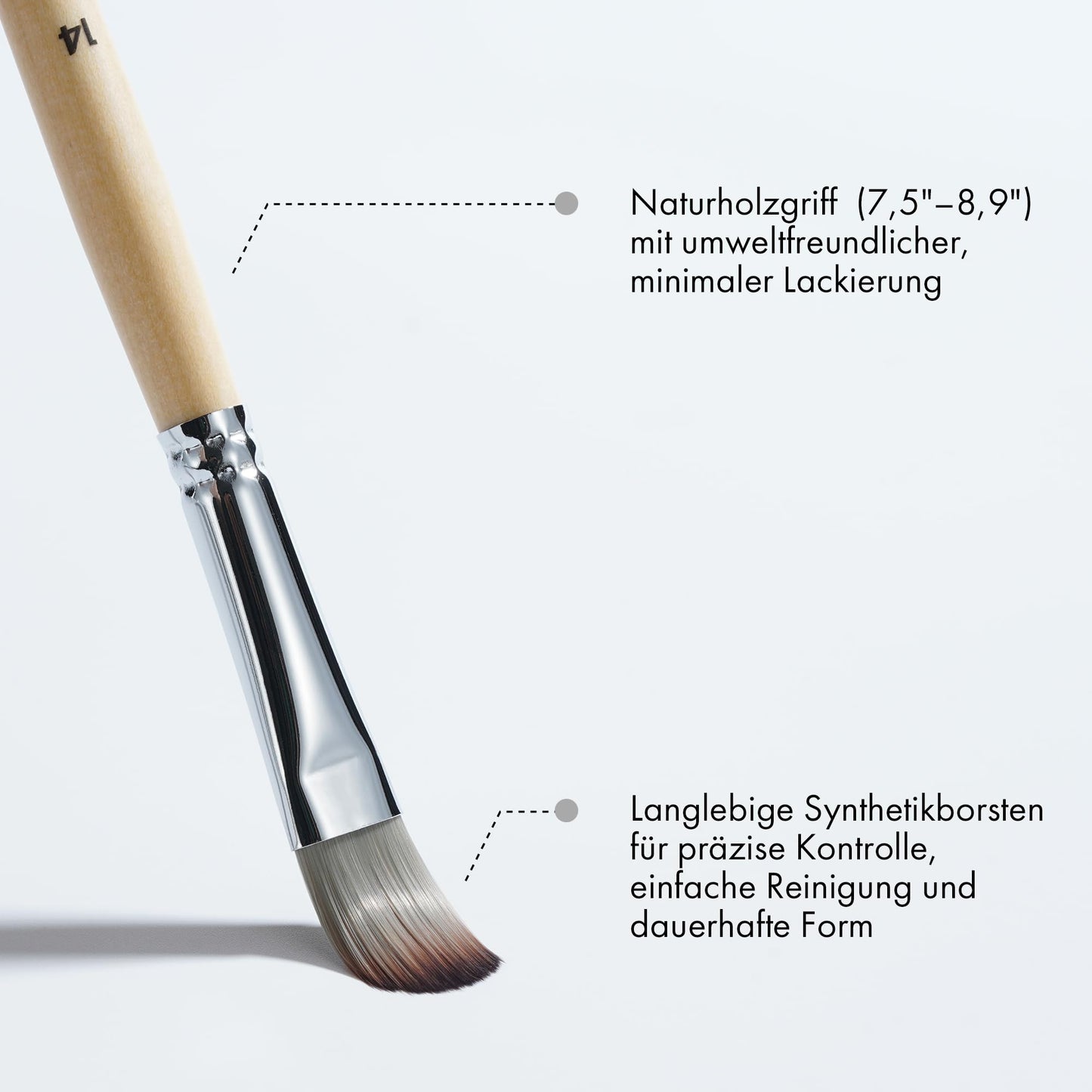 ARTIFY 25-piece Premium Brush Set for Acrylics, Flat Filbert Round Fan Liner Angled Brushes with Canvas Bag and Palette Knife for Acrylic Oil Watercolor Gouache Body Painting.