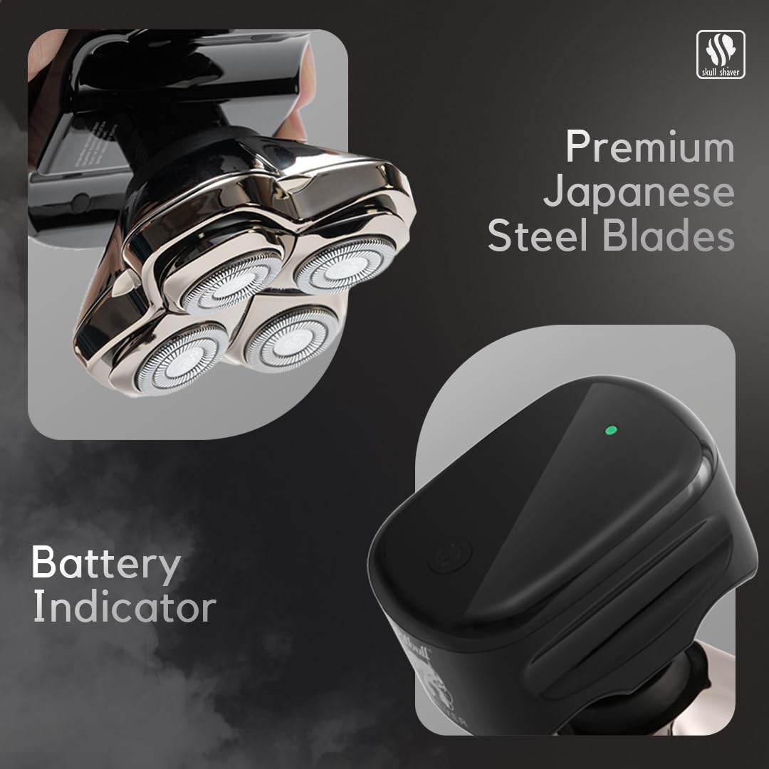 Pitbull Silver PRO Men's Electric Shaver for Head and Face, perfect gift for husband or boyfriend.