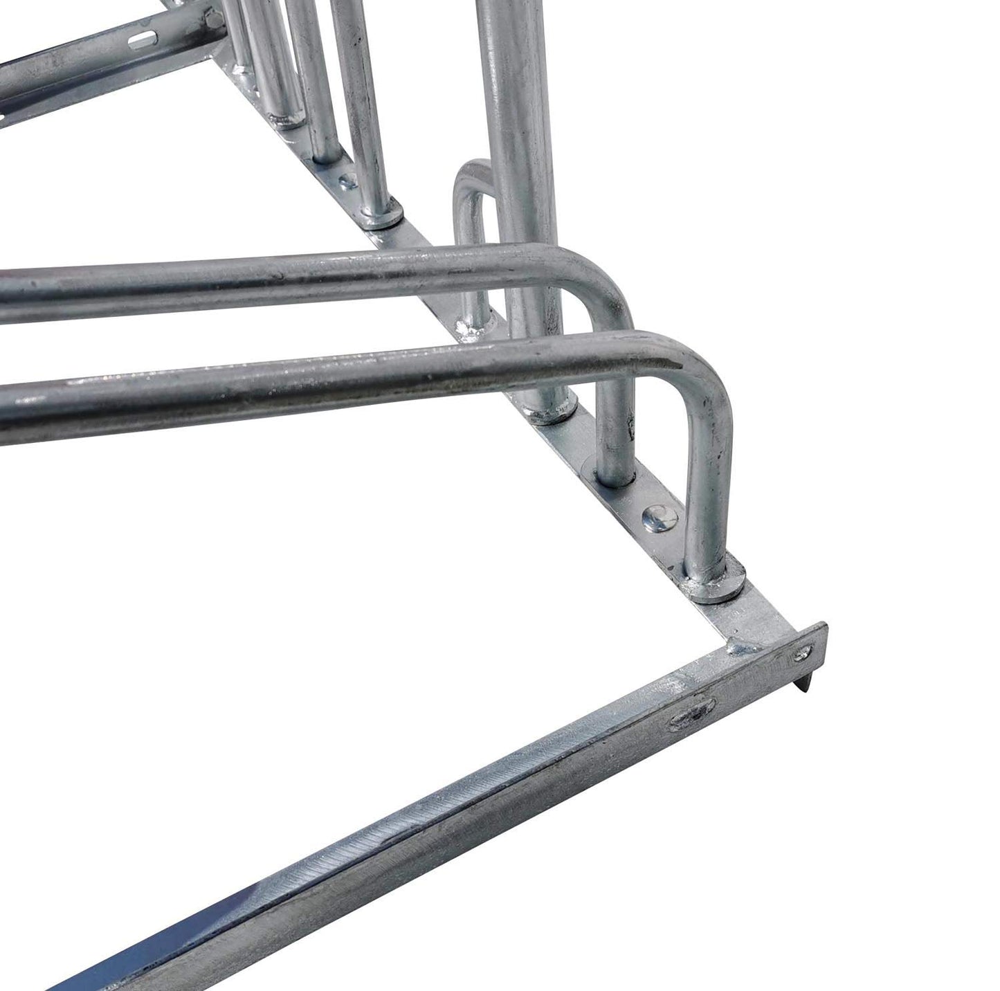4-bike rack row parker leaning parker lean bar B-stock with theft protection
