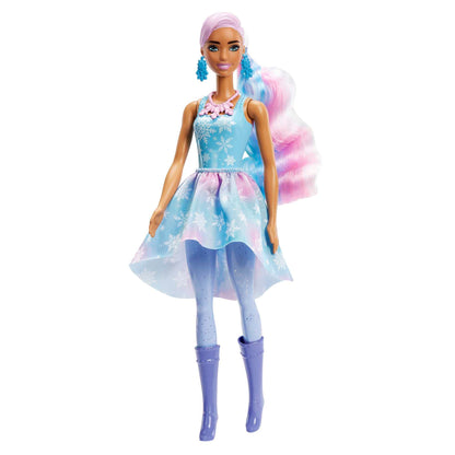 Barbie Color Reveal Advent Calendar includes 1 Color Reveal doll & 3 pets, clothing, accessories & 2 hair extensions, 25 surprises, perfect Christmas gifts for kids, HJD60.