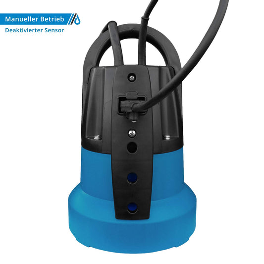 ALLEGRA Submersible Pump FSP 7000 | 7000 l/h | 400W power, dirty water pump, max. delivery head 8m, 10m connection cable, max. suction height 7m, submersible pump, garden pump