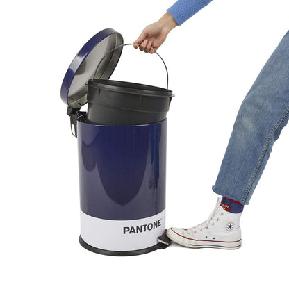 Balvi Trash Can Blue Color 20L Bucket Capacity for kitchen, bedroom, or office with pedal. Beautiful and functional.