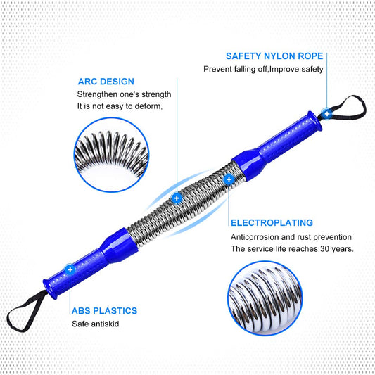 DOBEN Pro King Feather Bend Bar for Strength Training Fitness Bend Bar 20kg, 30kg, 40kg, 50kg, 60kg, Arm Trainer Device