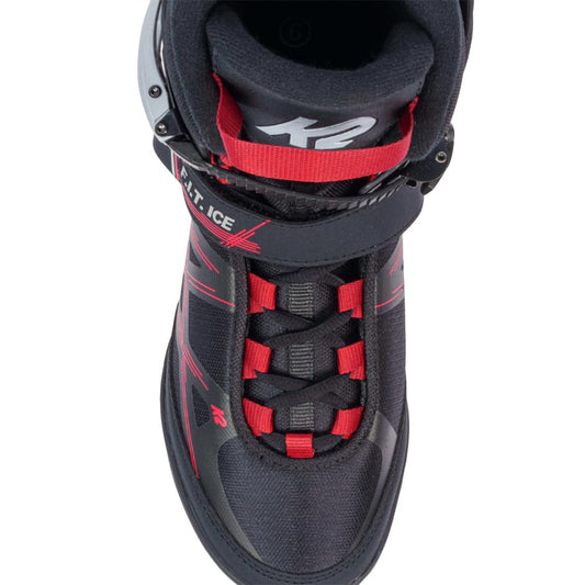 K2 Skates Men's Ice Skates F.I.T. ICE, black - red, 25G0410.1.1.070