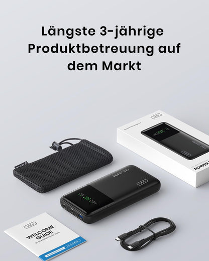 INIU Power Bank, 27000mAh 140W Power Bank Small But Powerful USB C Input & Output for Phone & Laptop, External Battery Packs for MacBook Pro Steam Deck iPhone 17 16 15 14 13 12 Pro Samsung S23 iPad etc.