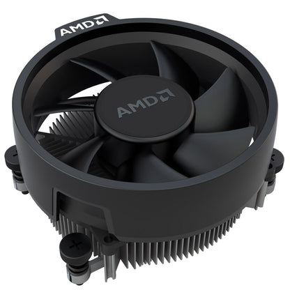 AMD Ryzen 5 7600 processor (integrated Radeon Graphics, 6 cores/12 threads, 65W TDP, AM5 socket, 38MB cache, Up to 5.1 GHz max boost, Wraith Stealth cooler)