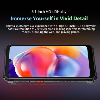 Blackview outdoor phone without contract BV5300 PRO, ArcSoft® 13MP+8MP, 7GB+64GB (1TB expandable), 3 card slots, Android 12 DUAL SIM IP68 waterproof smartphone, 6.1'' HD+, 6580mAh battery, Green