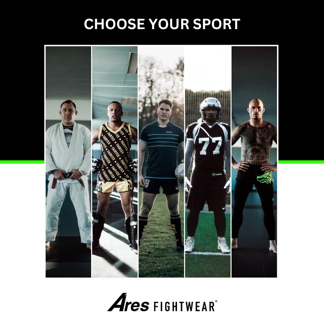 Ares Fightwear® Premium Mouthguard for boxing with storage box for combat sports, MMA & athletes. Maximum teeth protection with perfect fit of top quality. Professional mouthguard for men & women.