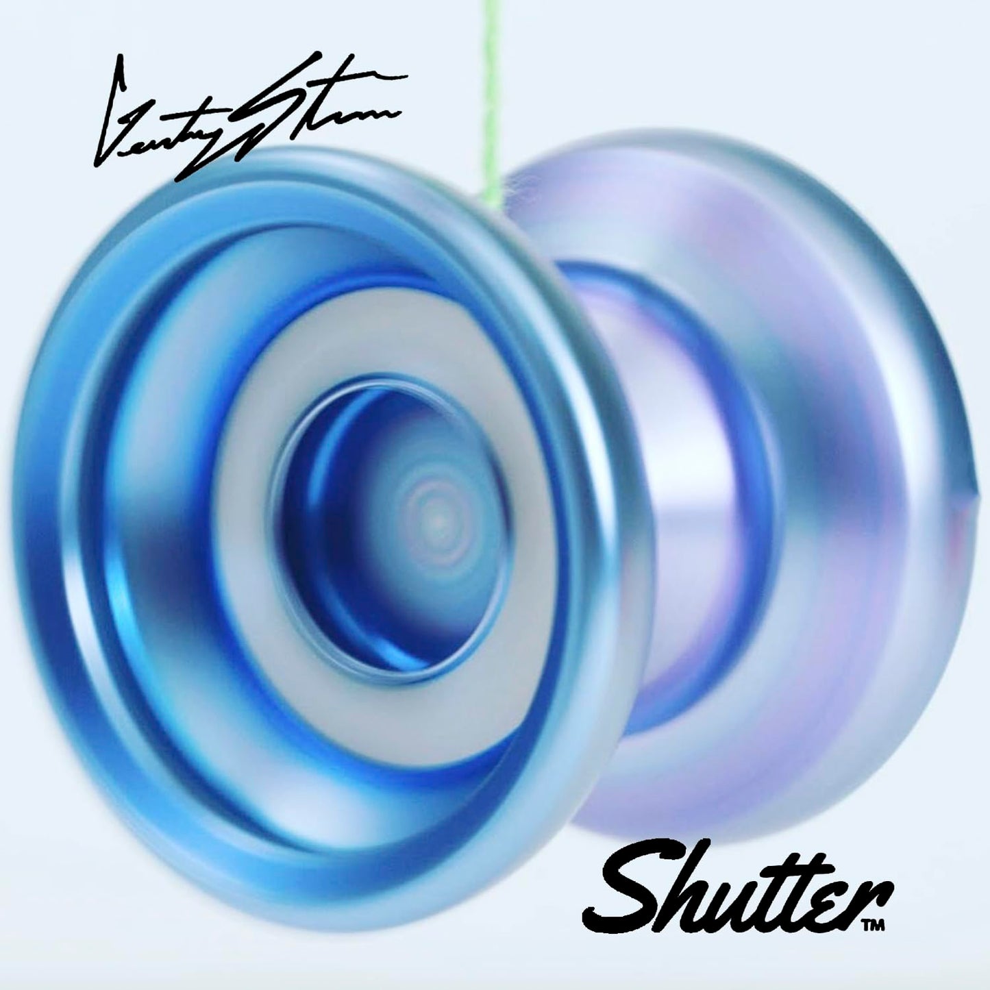 YoYo Factory Shutter yoyo - Unresponsive professional yoyo made of full metal - Sleeping yoyo with ball bearing - Used by world champion Gentry Stein - Toy for kids & adults - Galaxy-themed