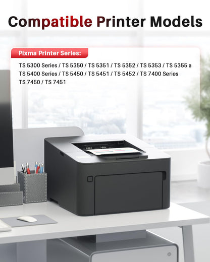 HelloYa 560 561 Cartridges PG-560XL CL-561XL Replacement for Canon printer cartridges 560 560 PG 560 XL black and CL 561 XL for Canon Pixma TS5350 TS5351 TS5352 TS5353 TS7451 TS7450 (1 black 1 tri-color)