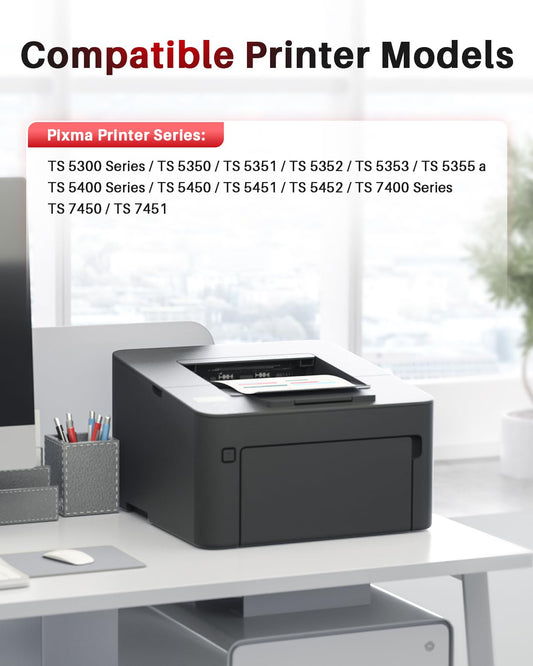 HelloYa 560 561 Cartridges PG-560XL CL-561XL Replacement for Canon printer cartridges 560 560 PG 560 XL black and CL 561 XL for Canon Pixma TS5350 TS5351 TS5352 TS5353 TS7451 TS7450 (1 black 1 tri-color)