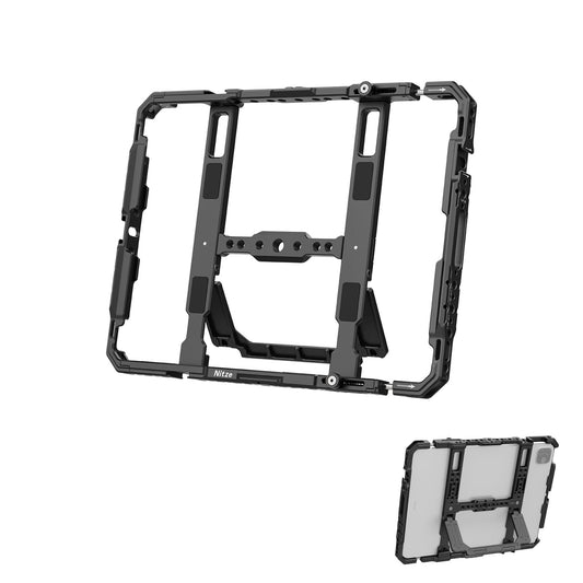 Nitze Tablet Cage for iPad 1 to 10 Gen/iPad Air 1 to 6 Gen/iPad Pro 11 Inch 2024/2022/2021/2020/2018/iPad Pro 10.5 Inch 2017 and other 9 to 11 Inch tablets - T-TC03A