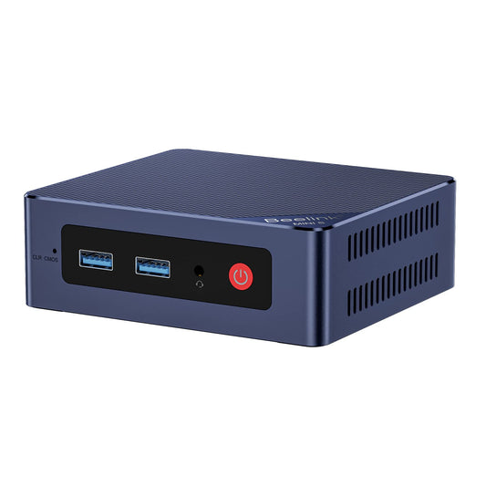 Beelink Mini S13 Mini PC, Twin Lake N150 (4C/4T, up to 3.6GHz) 16GB DDR4 RAM 500GB M.2 2280 SSD, Mini Desktop Computer 4K 60Hz Dual HDMI, WiFi6, Bluetooth5.2, Gigabit Ethernet.