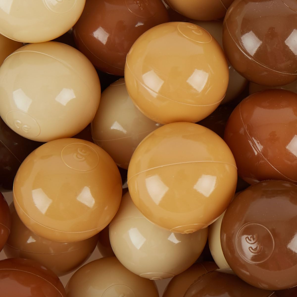 Bieco Balls for Ball Pit Chocolate Bliss | 100 pieces | Colorful Balls | Ball Pit Kids | Ball Pit Baby | Ball Pit | Ball Pit Balls | Baby Ball | Kids Ball | Outdoor Games