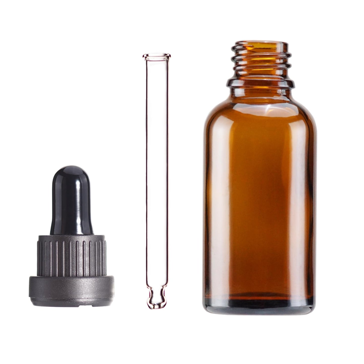 YIZHAO 30ml dropper bottle, amber glass apothecary bottle with dropper pipette, suitable for essential oils, perfume oils, aromatherapy, fragrances, liquids - 12pcs.