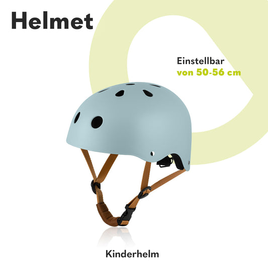 LIONELO Helmet protective helmet for kids, adjustable 50-56 cm, chin guard, Intertek certified helmet for girls and boys, size S