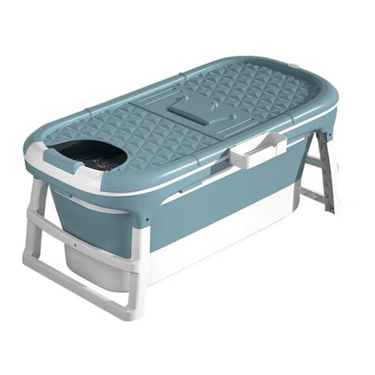 A 3-in-1 foldable bathtub for toddlers & kids, adults, pets; large portable bathtub, plastic, for shower, with removable cover (127*61*52 CM)