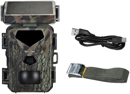 VisorTech wildlife cameras: WLAN 4K wildlife camera with solar panel, high-power no-glow LEDs, app (wildlife camera with solar, night vision, wildlife)