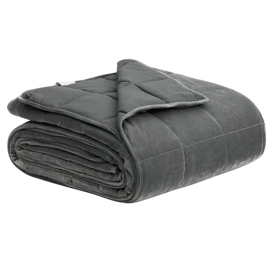 WOLTU Weighted Blanket 11kg 150x200cm Therapy Blanket for Adults, Relaxation Blanket Therapy made of Microfiber, Cashmere Feeling Weighted Blanket Anti Stress, Weighted Blanket for better sleep